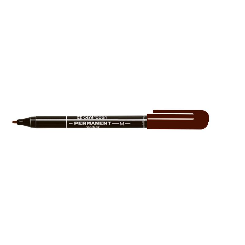 Маркер CENTROPEN Permanent 2846/07, 1 мм коричневий